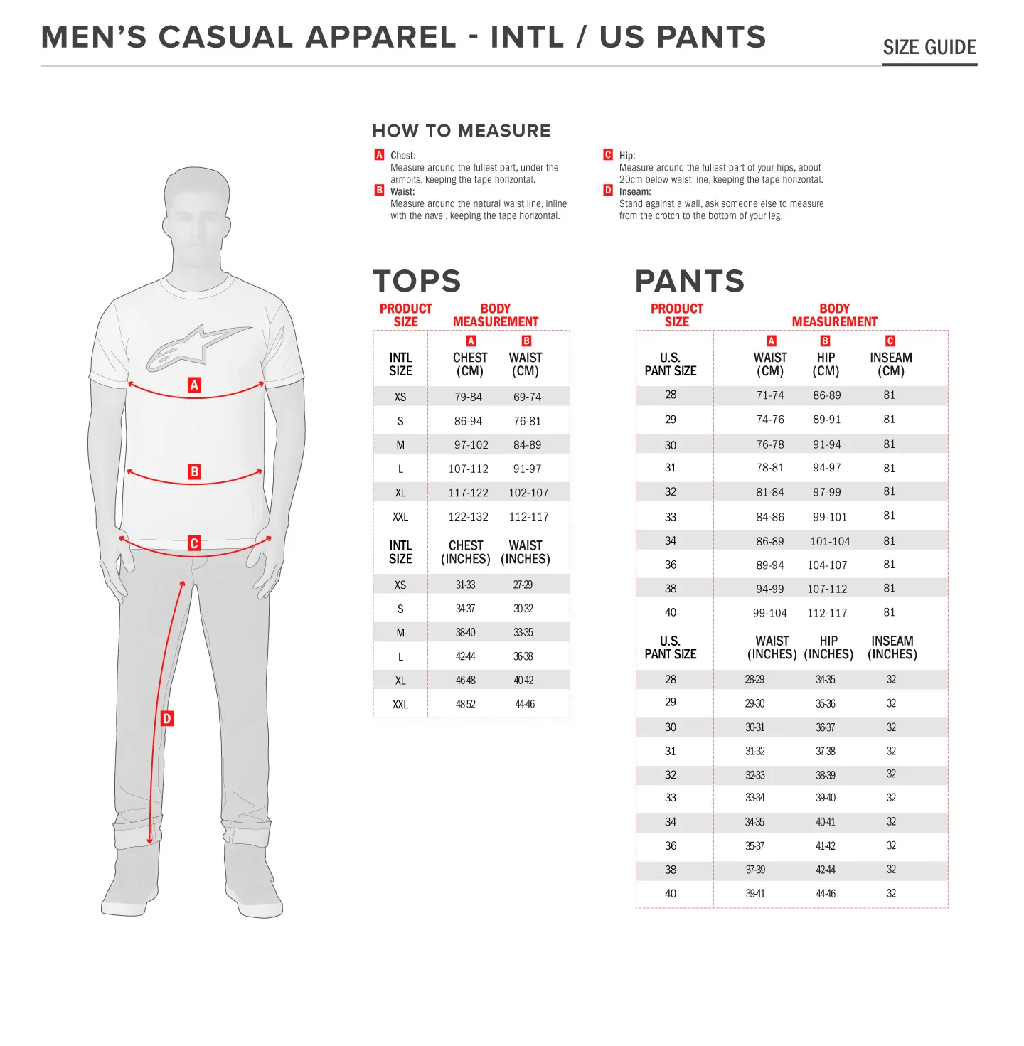 Size guide